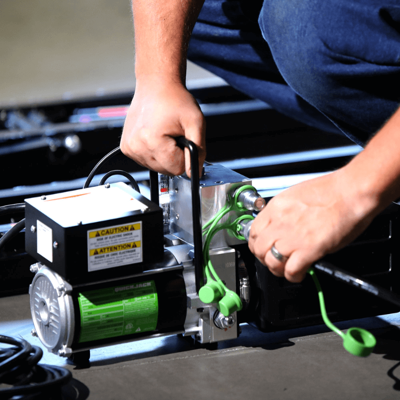 QuickJack 8000TL Motor Set up View