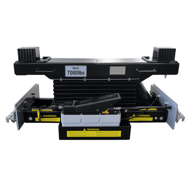 Rolling Air Jack RAJ-7K-H,  7,000 lb - High Mount Full Side View