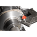 RL-8500XLT Super-Duty Combination Brake Lathe - Metal Grinding View