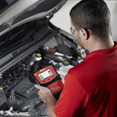 16990 R-ID Refrigerant Analyzer Man Using It View