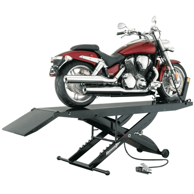 Rotary 1000MCLDT 1000 Lbs. Motorcycle Lift Side View with Motor