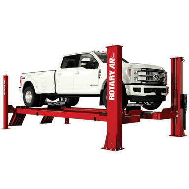 Rotary ARO22 22,000 Lbs. Four-Post HD Open Front Lift | Drive-On Alignment Lift Side View