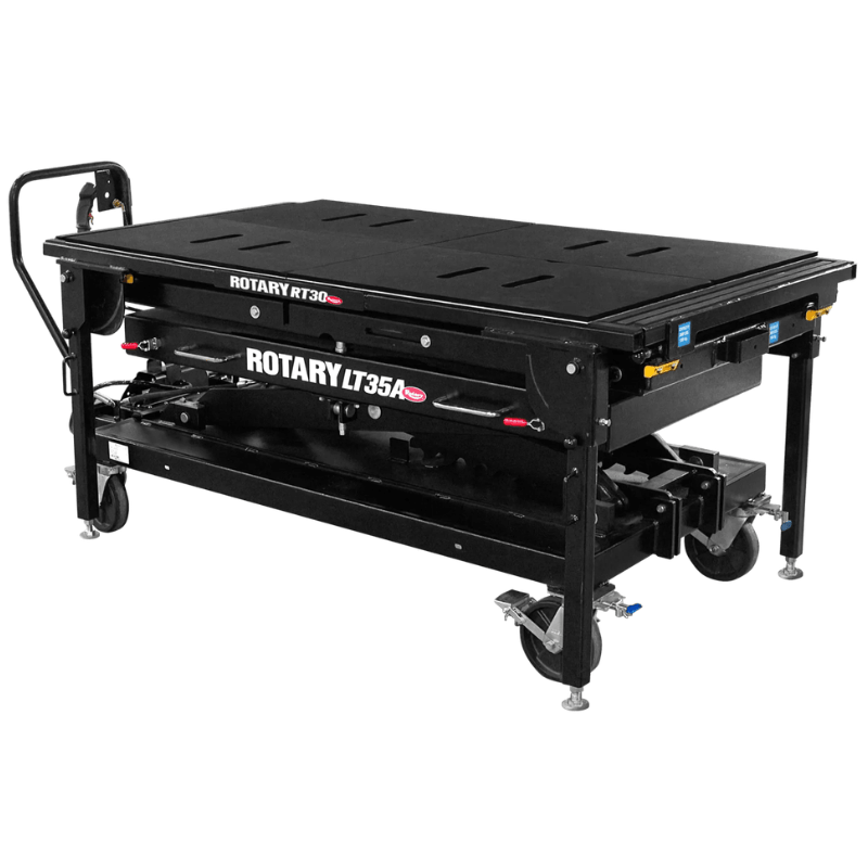 LT35A Air-Hydraulic Lifting Table  Folded View