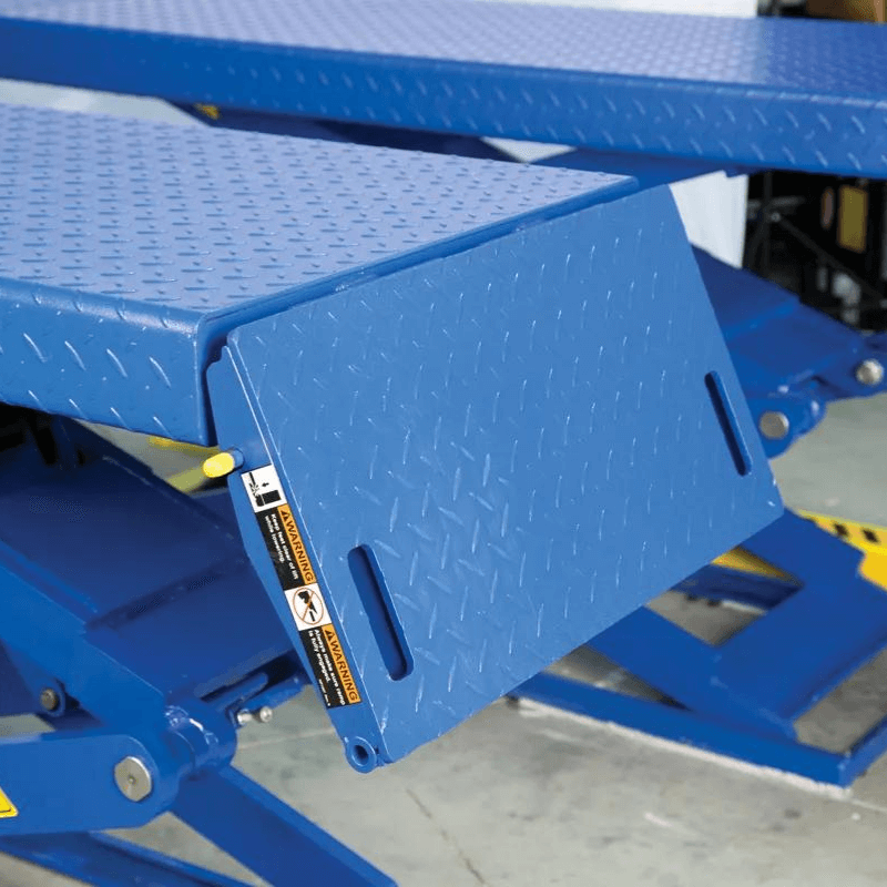 RLP77 7,700 Lbs. Double Section Scissor Lift Ramps View