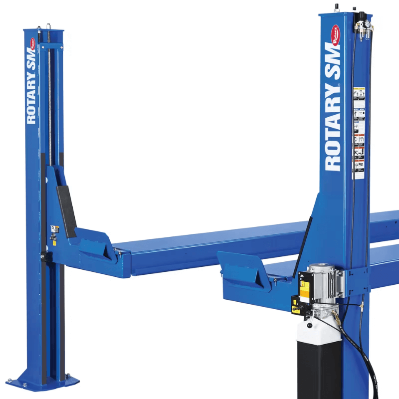 Rotary SMO14 Front View Showing 2 Post and ramps