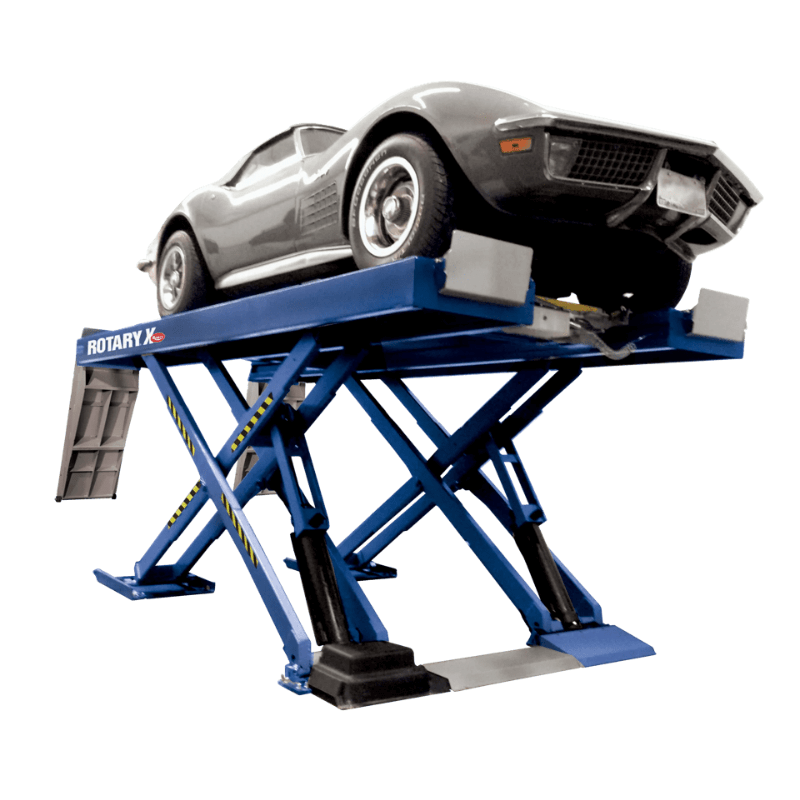 Rotary X14 14,000 Lbs. Scissor Lift - Drive-On Lift Side View