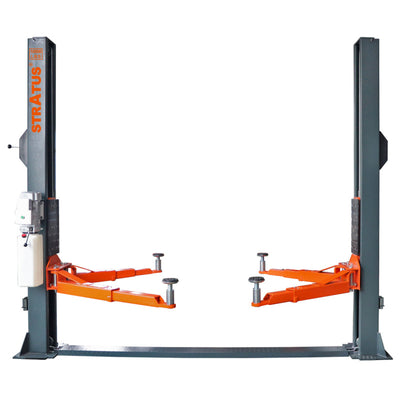 Stratus SAE-F10P, 2 Post 5 Ton Car Lift w/ Floor Plate