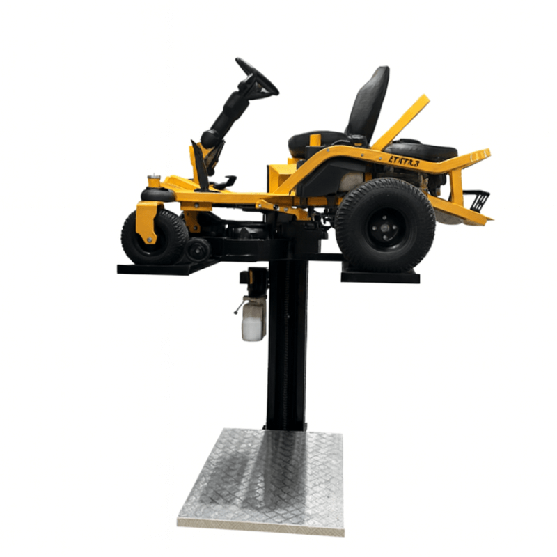 Tuxedo SC-2K Single Post Platform Storage Lift Side View