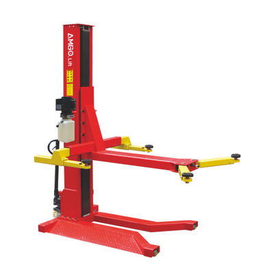 SML-7 Car Lift by amgo - SIde view Red