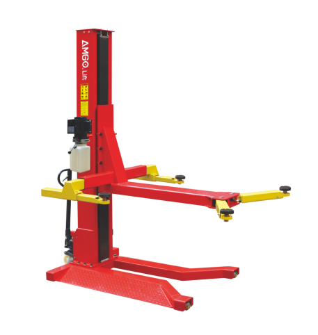 SML-7 Car Lift by amgo - SIde view red