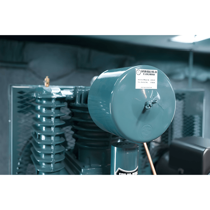 745-80-FP 80 Gallon Performance Package Air Compressor Tank View