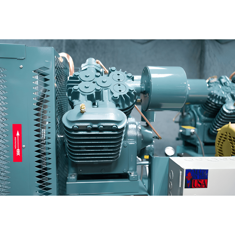 Saylor-Beall 92520-FP 200 Gallon Performance Package Air Compressor - Simplex Upper Part View