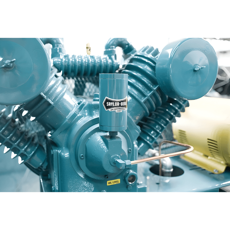 Saylor-Beall X-715-80-FP 80 Gallon Performance Package Air Compressor - Engine Tank View