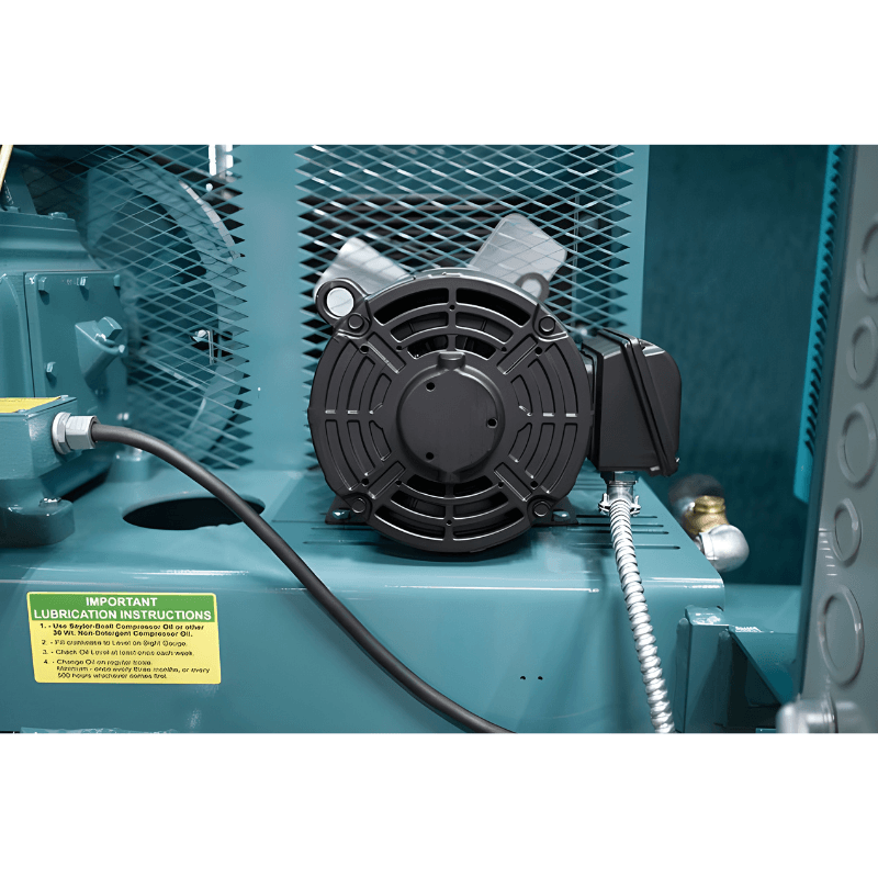 X-720-80-FP 80 Gallon Performance Package Air Compressor - Motor View