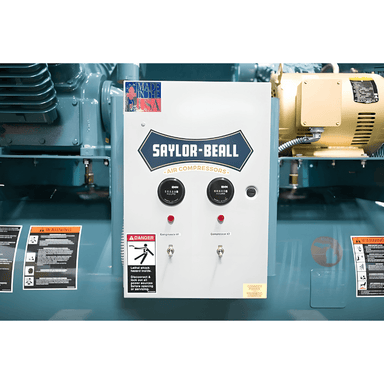 Saylor-Beall X-755-120-FP 120 Gallon Performance Package Air Compressor - Panel box View