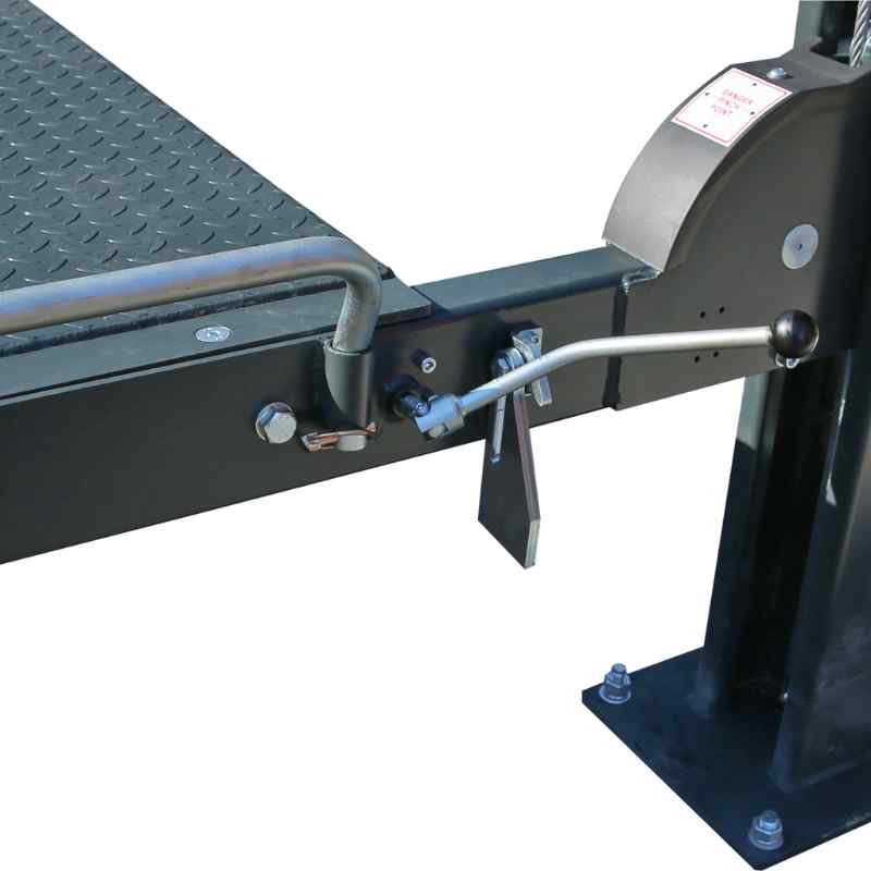 SAE-P410 Car Lift by Stratus - Lever View