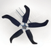 Super Duty Fans SD24PRO+ 5-Bladed HVLS Industrial Fan Installed on the Ceiling View