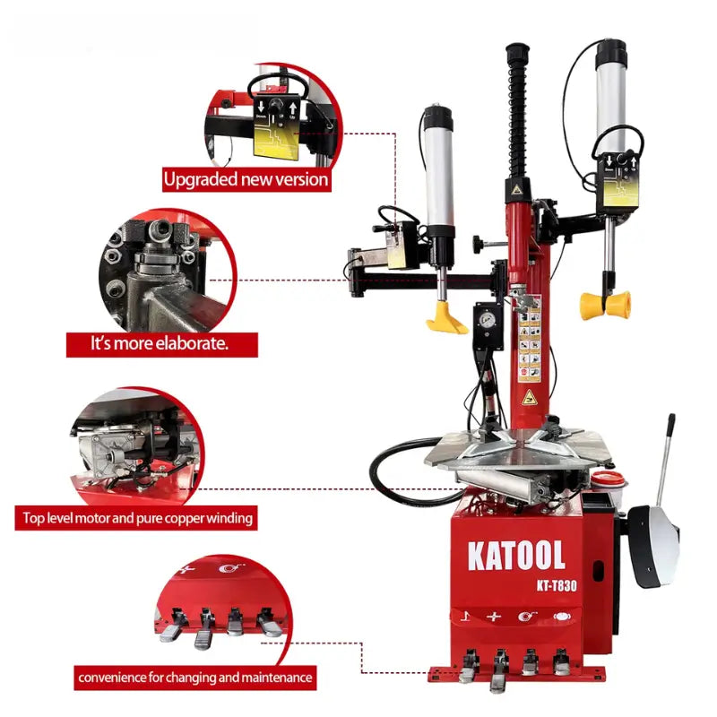 T830 B750 Tire Changer with Wheel Balancer Combo by Tire Changer Features View