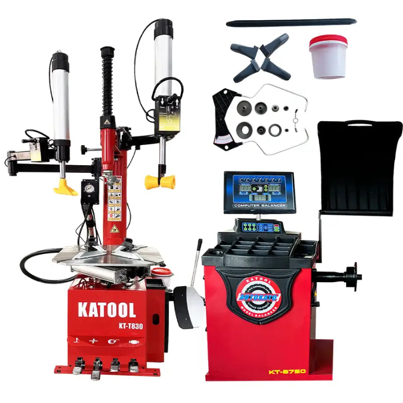 T830 B750 Tire Changer with Wheel Balancer Combo by Katool