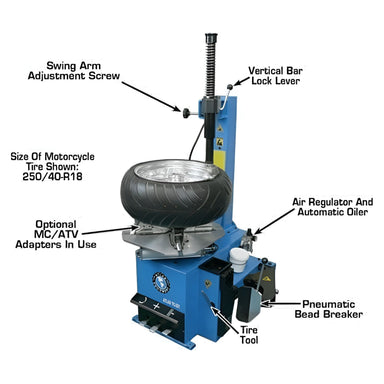 Atlas TC221 Tire Changer Front View
