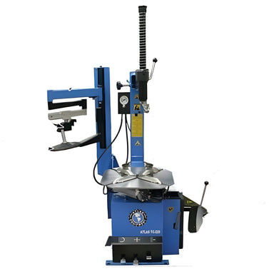 Atlas TC229LH Rim-Clamp Tire Changer w/ Assist Arm Front View