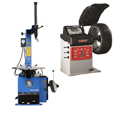 TC229 Tire Changer and PWB50 Wheel Balancer Combo by Atlas