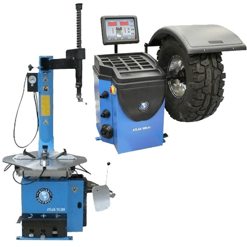Tire Mounter Atlas TC289 Tire Changer With WB41 Wheel balancer Combo 2 — HeavyLiftDirect