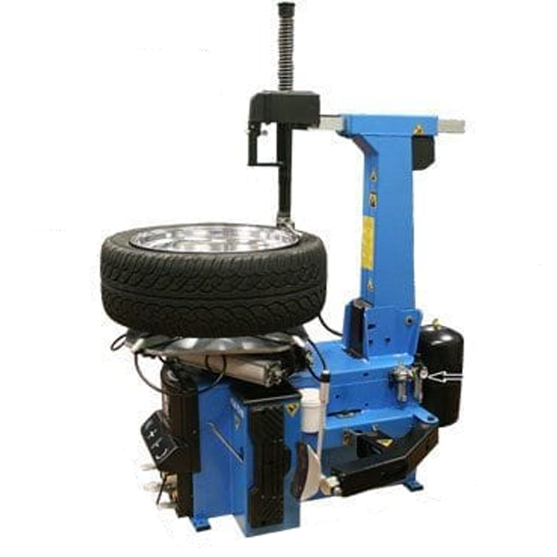 TC755  Tire Changer - Side View with Tire