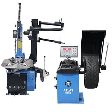 TC755EZ Tire Changer With WB49-2 PRO Wheel Balancer by Atlas