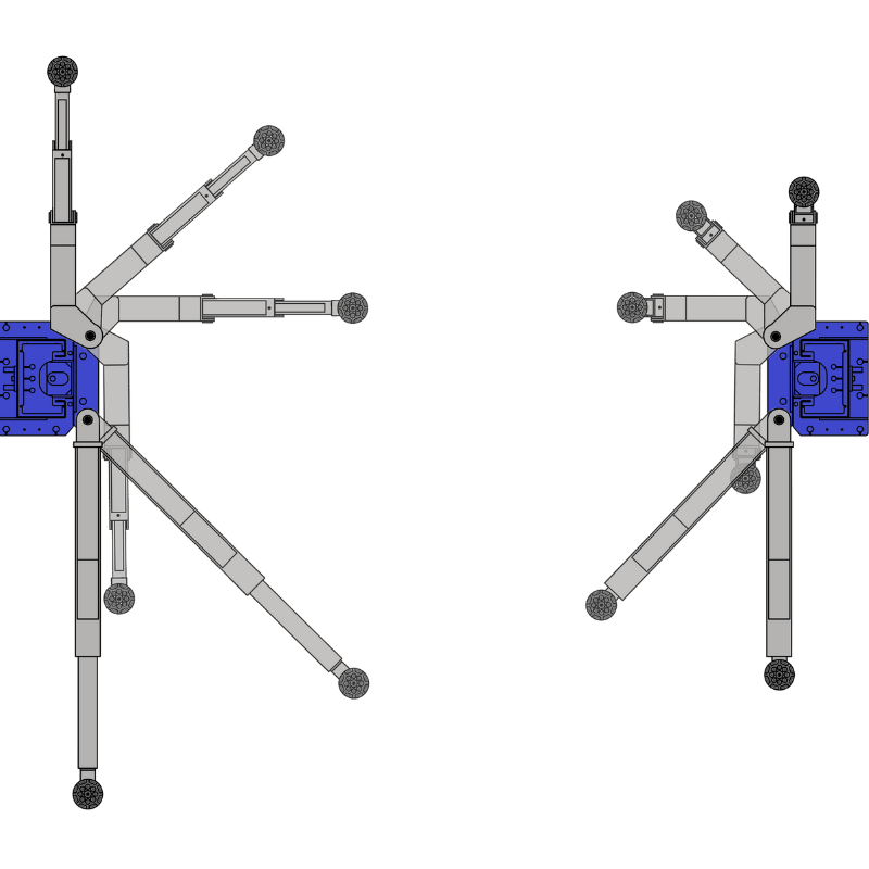 TP11KC DX 11000 lb Arm Diagram View