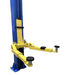 TP9KACX, 9,000 lb 2 Post Car Lift Clear Floor - Asymmetric by Tuxedo Side View