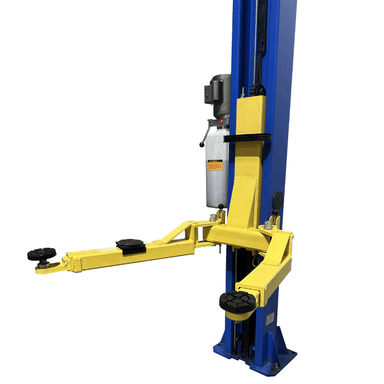 TP9KACX, 9,000 lb 2 Post Car Lift Side View