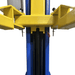 Hydraulic lift TP9KFX, 9,000 lb 2 Post Car Lift  Floor Plate - Symmetric Arm Base View