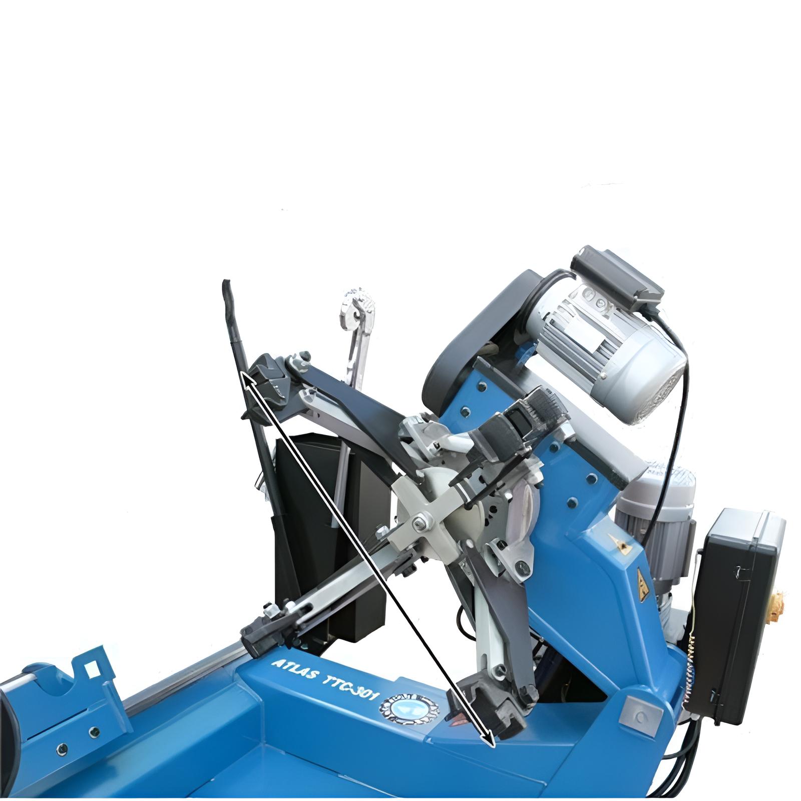  TTC301 Truck Tire Changer Clamp Open View