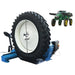 Atlas TTC303 Large Truck Tire Changer - Side View with Large Wheel View