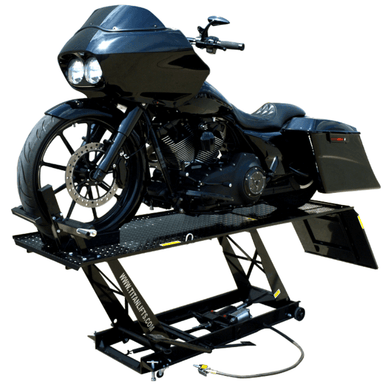 LDML-1000L 1000 lb Motorcycle Lift by Titan Side View