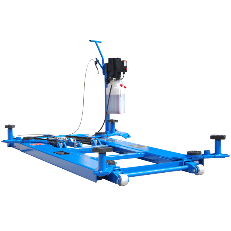 Titan MRL-6000 6,000 lb Mid Rise Scissor Lift Side View