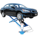 MRL-6000 6,000 lb Mid Rise Scissor Lift by Titan Side View with Car