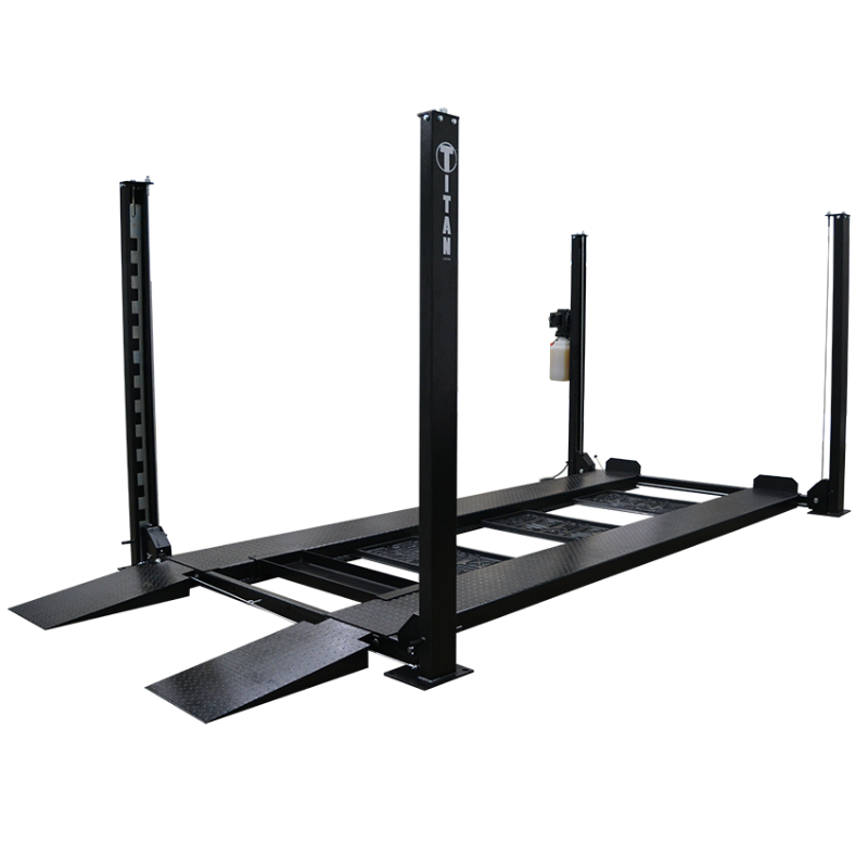 SDPL-8000 4-Post Lift by Titan Side View