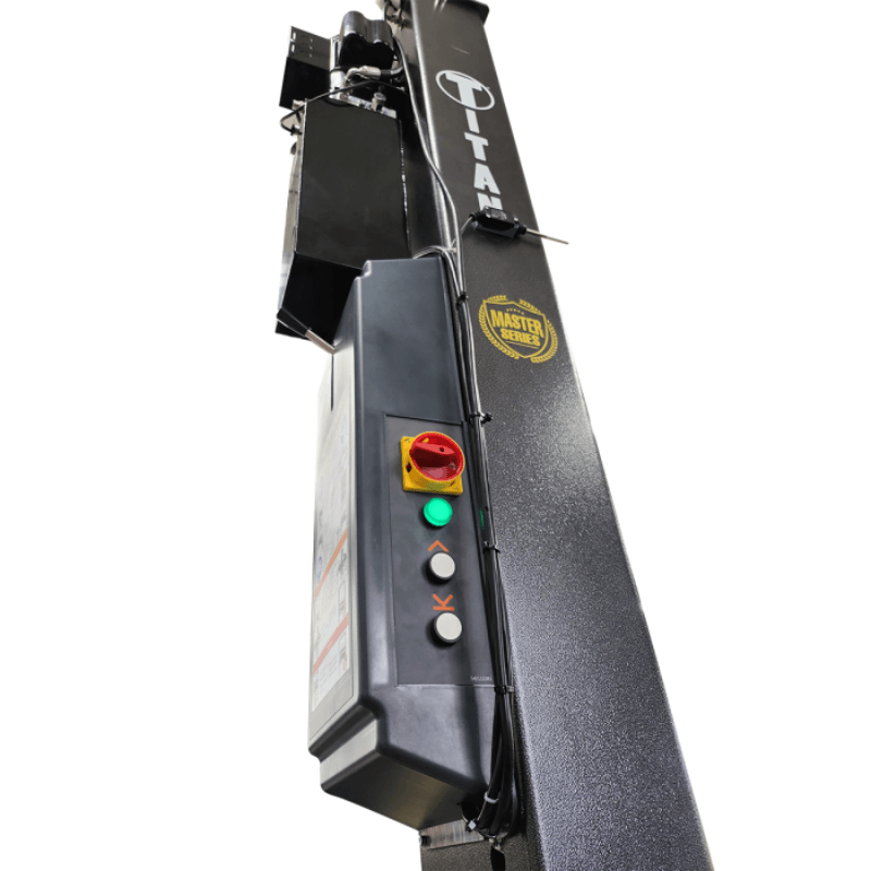 9,000lb 2 Post Lift - Floor Plate Titan HD2P-9KMSF Button View