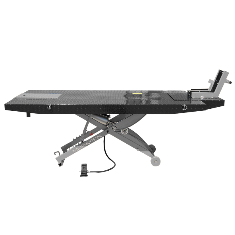 SDML-1000D-XLT 1000lb Motorcycle Lift Side View by Titan