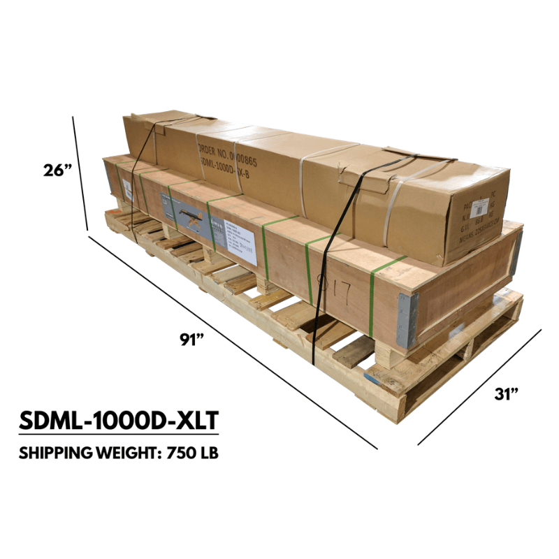 Titan SDML-1000D-XLT 1000lb Motorcycle Lift Package View