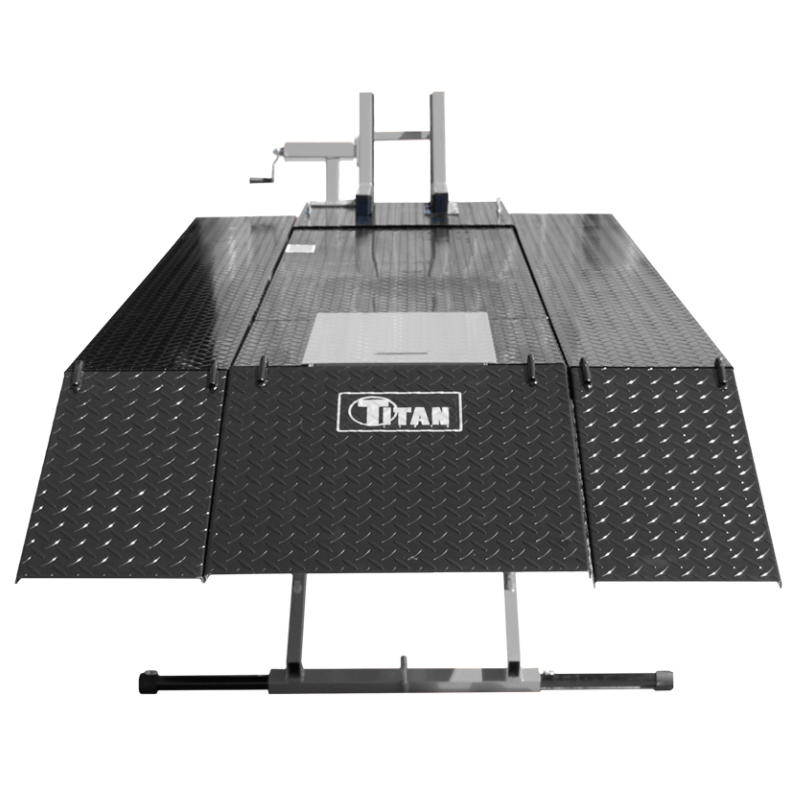 SDML-1000D-XLT 1000lb Motorcycle Lift Ramp View Showing Front