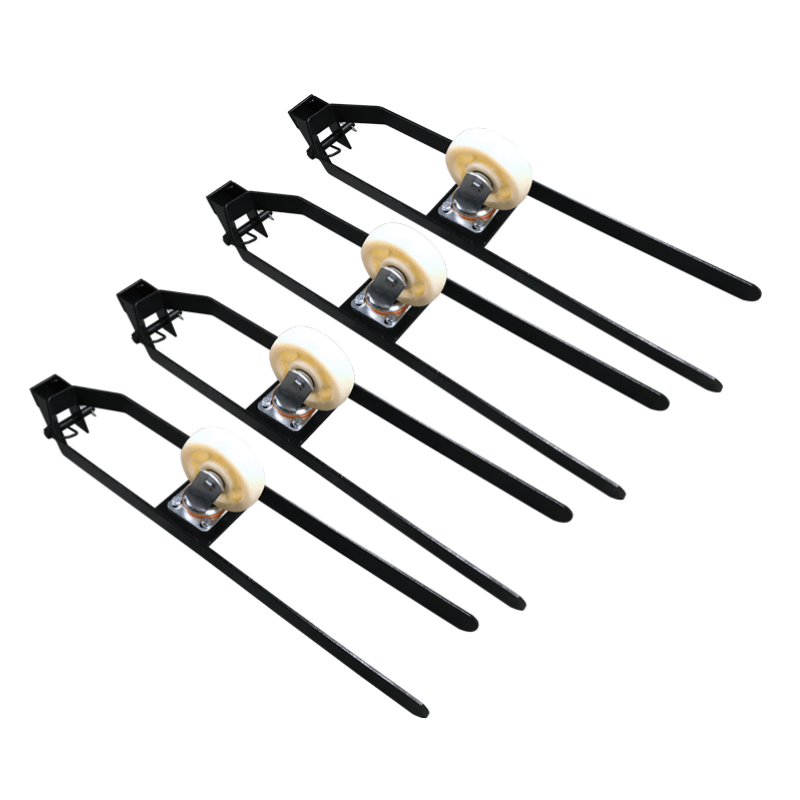 Titan SDPL 8000 4 Post Lift _ rolling casters view 4 pcs