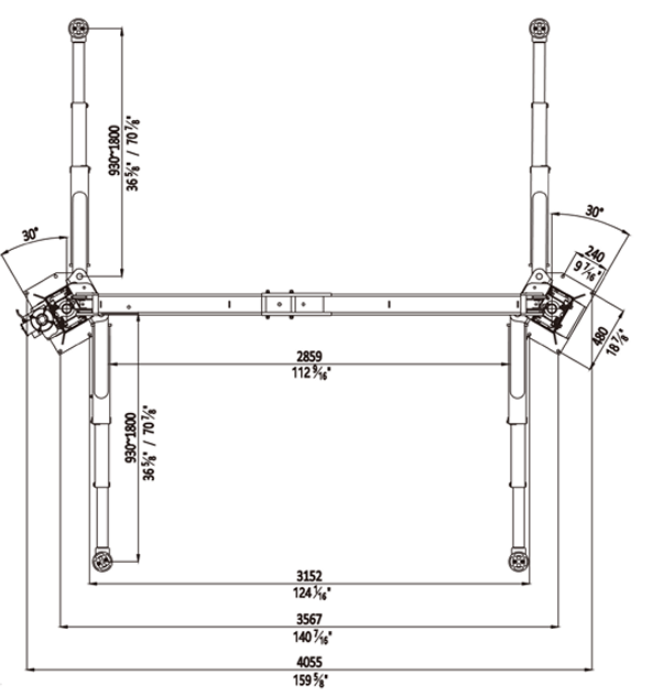 Titan TTN-HD2P-12KMSC Asymmetrical Diagram 2