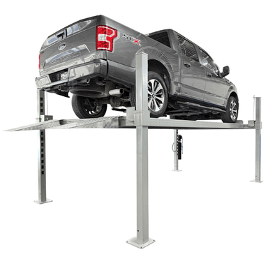 NOS10000 10000lb Car Lift 4 Post Auto Parking Lift by Triumph wit Car Back View