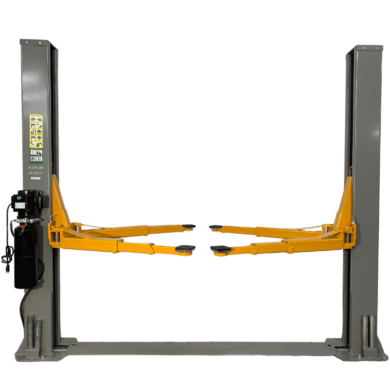 9,000 lb 2 Post Lift - Low Ceiling Triumph NT-9 Front View