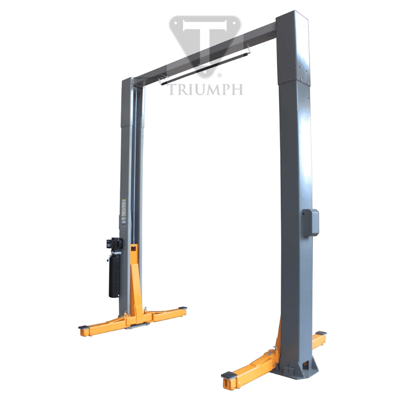 NTO-15 2 Post Auto Lift by Triumph low open arm