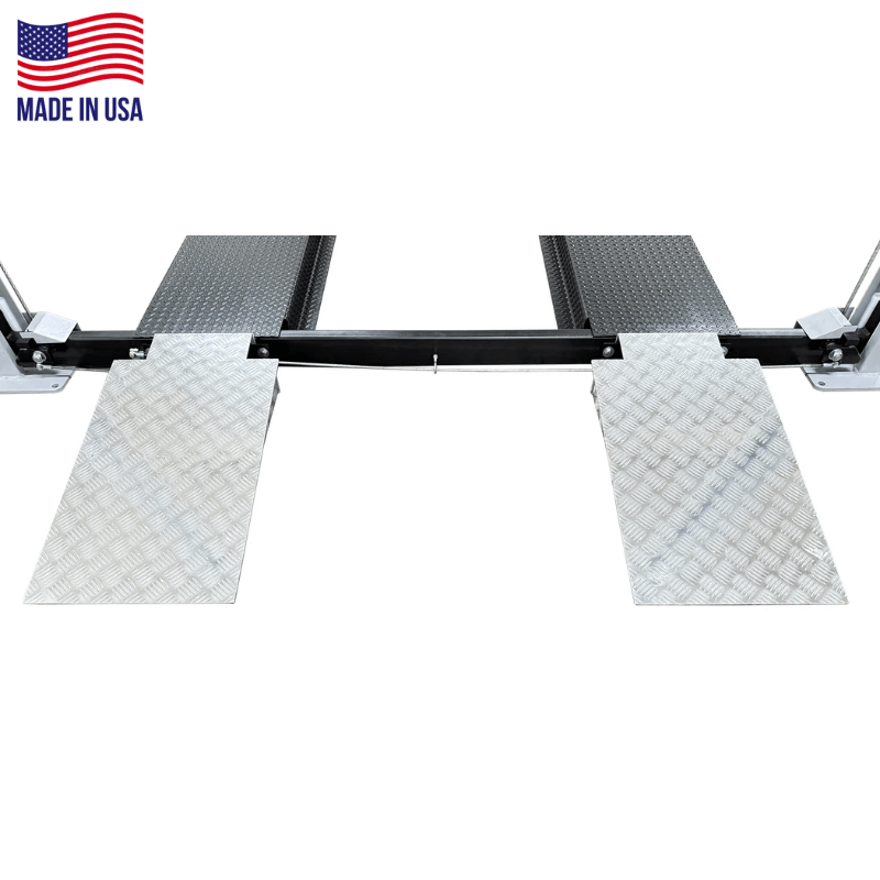 USA8000 8,000lb 4 Post Lift - Made in USA Ramps View