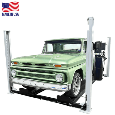 USA8000XLT 8,000lb 4 Post Lift - Made in USA with car lifting Low